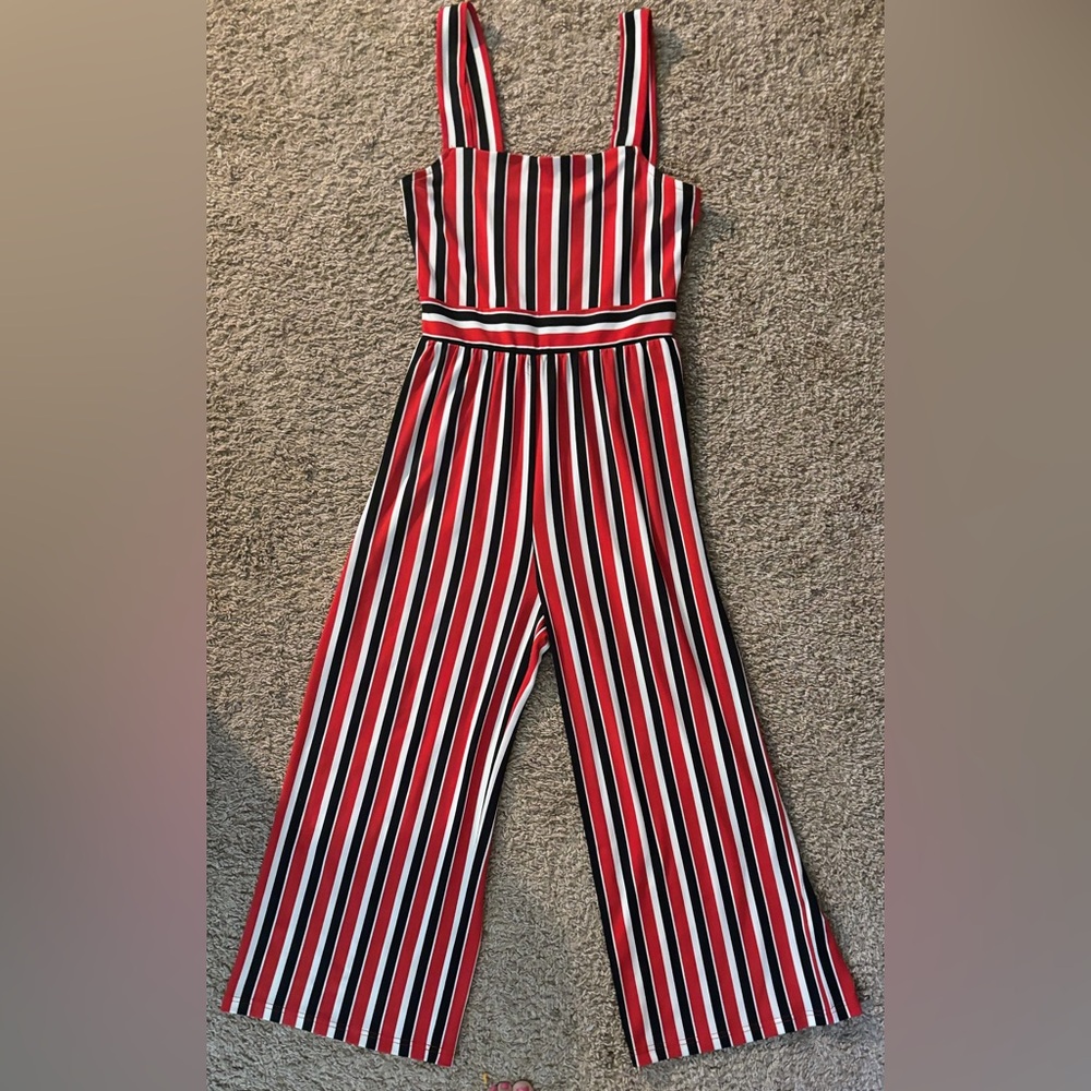 Express brand Size woman’s Sm Red/white/blue jumpsuit Amazing condition No flaws